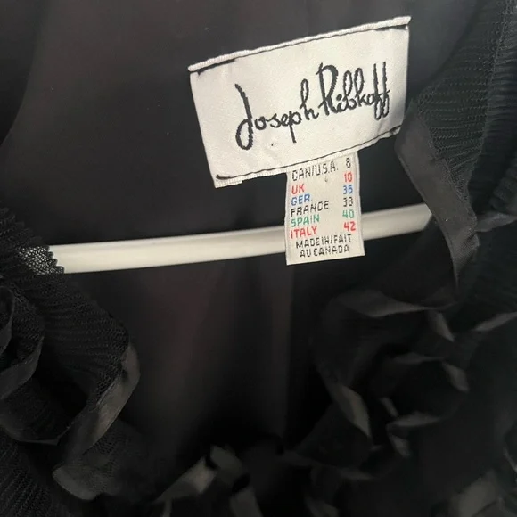 Joseph Ribkoff Ruffle Collar Blazer Size 8 - Picture 9 of 9